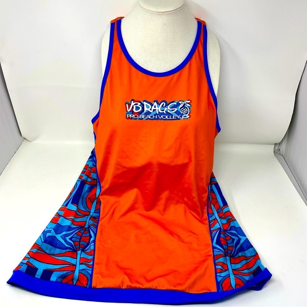 NWT VB Rags tankini volleyball workout top size Large